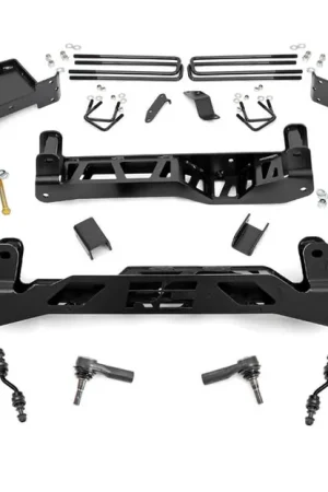 7 Inch Suspension Lift Kit Lifted Struts & V2 14-18 Silverado/Sierra 1500 2WD Aluminum/Stamped Steel Rough Country Seasonal Sale