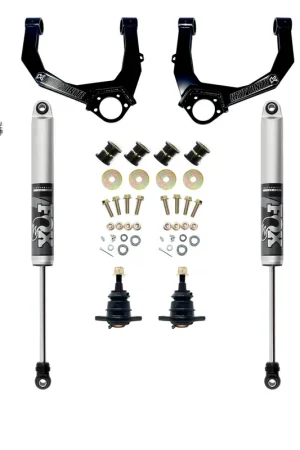 Order Now KRYPTONITE STAGE 3 LEVELING KIT WITH FOX 2.0 SHOCKS FOR CHEVY/GMC 1/2 TON 6 LUG TRUCKS 2019+