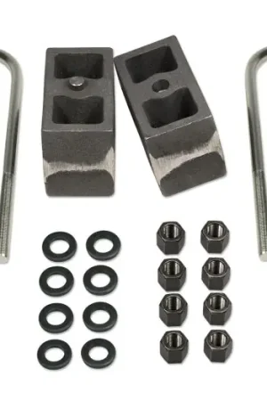 Limited Edition Tuff Country 99-16 Ford F-250 4wd (w/Factory Overloads) 4in Rear Block & U-Bolt Kit Non-Tapered