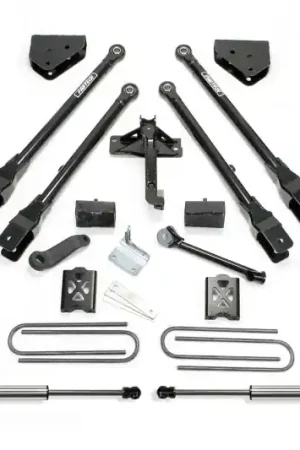 Limited Time Fabtech 11-16 Ford F350 4WD 6in 4Link Sys w/4.0 R/R & 2.25