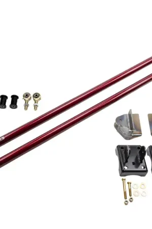 Wehrli 2011-2022 Ford Power Stroke RCLB/CCSB/SCSB 60in Traction Bar KIT WCFab Red Popular