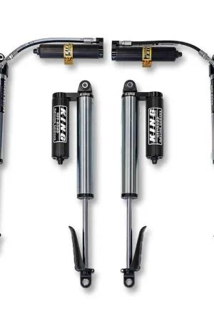 Affordable JT GLADIATOR BLACK EVO SPEC KING 2.5" REMOTE RES 2.5-4.5" LIFT FRONT & REAR SET FOR JT