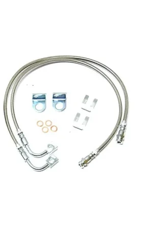 FRONT OR REAR BRAKE LINE HOSE PAIR FOR 2-5" LIFTS FOR JK/JKU Brand New