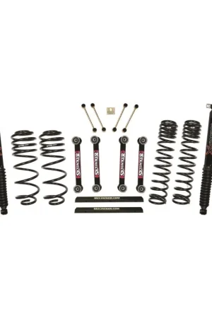 Skyjacker 03-06 Jeep TJ 4in D-Rate Long Travel Kit w/ OE FR/RR Lower Links/Black Max Shocks Final Sale