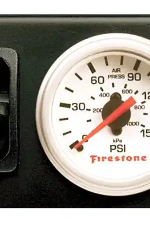 Firestone Air Adjustable Leveling Control Panel w/Single Gauge 0-150psi - White Face (WR17602225) Budget