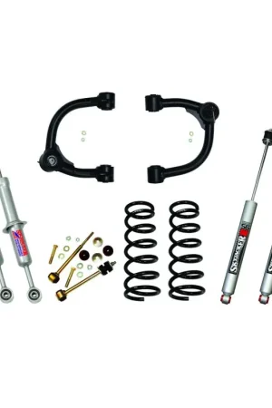 New Release Skyjacker 3in Upper A-Arm Kit with Performance Struts and Rear Coils and M95 Monotube Shocks