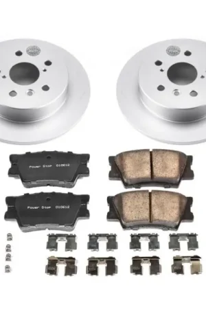 Power Stop 18-19 Toyota Camry Rear Z17 Evolution Geomet Coated Brake Kit Best Price