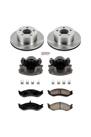 Discount Power Stop 90-99 Jeep Cherokee Front Autospecialty Brake Kit w/Calipers