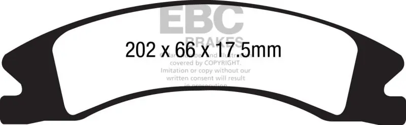 Buy Online EBC 15+ Cadillac Escalade Ext/Esv 6.2 2WD Greenstuff Front Brake Pads
