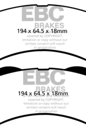 Express Delivery EBC 15+ Ford Expedition 3.5 Twin Turbo 2WD Ultimax2 Front Brake Pads