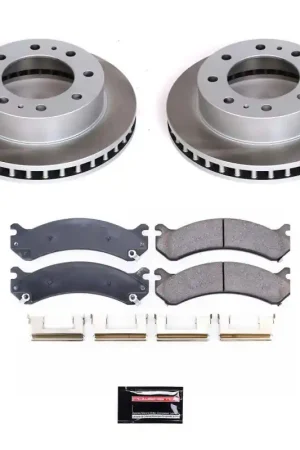 Power Stop 03-09 Hummer H2 Front Semi-Coated Rotor Kit Direct From Manufacturer