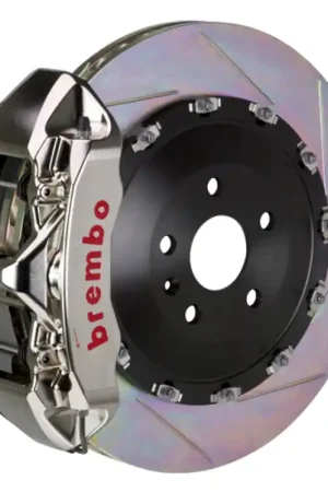 Brembo 2023 Volkswagen Tiguan R Front GTR BBK 6-Piston 405x34 2-Piece Rotors Slotted - Black HA Reduced Price