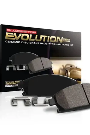 Direct From Factory Power Stop 2021 Toyota Prius Rear Z17 Evo Ceramic Brake Pads w/Hardware