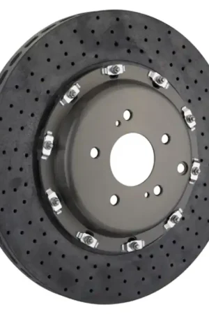 Brembo 09-11 GTR Front 2-Piece CCM-R Discs 380x34 CCM-R Drilled In Demand