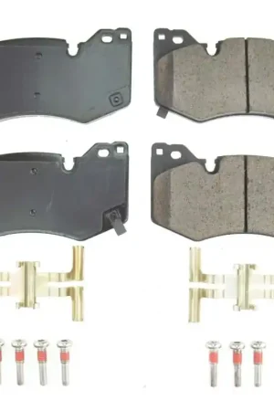 Hot Deal Power Stop 2020 Chevrolet Corvette Front Z17 Evolution Ceramic Brake Pads w/Hardware