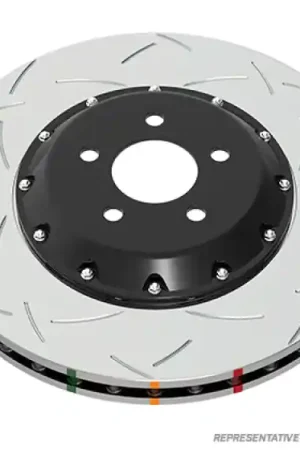 DBA 07-12 Audi R8 4.2L/5.2L 5000 Series Slotted & Drilled Rear Rotor w/Clear Anodized Hat Time-Limited