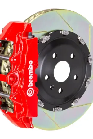 Factory Price Brembo 12-18 A6 2.0T Front GT BBK 6 Piston Cast 380x34 2pc Rotor Slotted Type1-Red