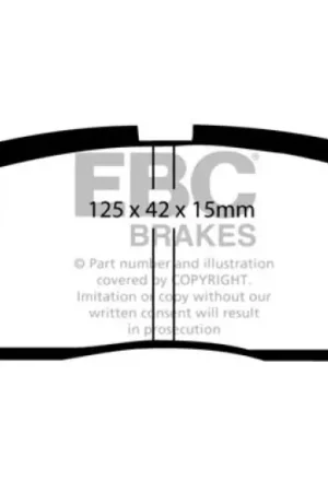EBC 86-92 Toyota Supra 2.8 Greenstuff Rear Brake Pads No Minimum Order