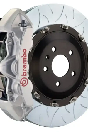 Authentic Brembo 15+ RC-F/16-20 GS-F Front GT BBK 6 Piston Cast 405x34 2pc Rotor Slotted Type-3-Silver