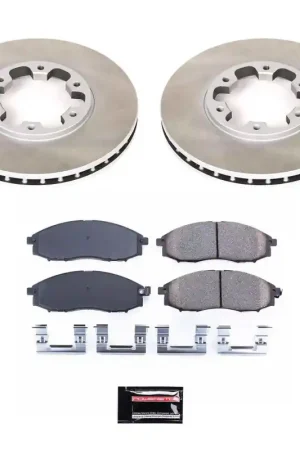 Secure Checkout Power Stop 00-04 Nissan Xterra Front Semi-Coated Rotor Kit