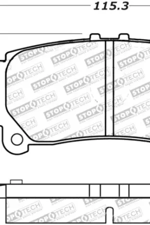 Wholesale StopTech Street Select Brake Pads w/Hardware - Rear
