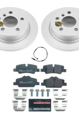 Reduced Price Power Stop 14-19 Mini Cooper Rear Euro-Stop Brake Kit