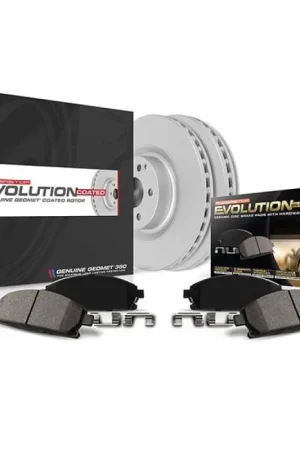 Power Stop 21-23 Ford Mustang Mach-E Rear Z17 Coated Brake Kit Top Pick