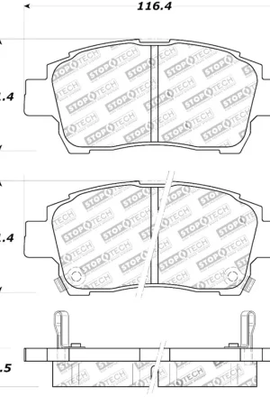 Place Order StopTech Street Touring 00-05 Spyder MR2 / 00 Celica GT Front Brake Pads