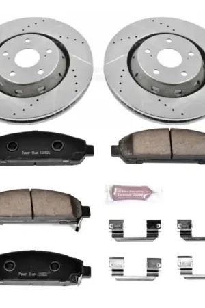 Power Stop 09-16 Toyota Venza Front Z23 Evolution Sport Brake Kit Cheap