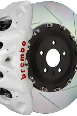 Fresh Stock Brembo 19+ X5 Front GT BBK 8 Piston Cast 412x38 2pc Rotor Slotted Type1-White