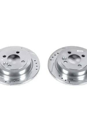 Power Stop 07-16 Mini Cooper Rear Evolution Drilled & Slotted Rotors - Pair Hot Picks