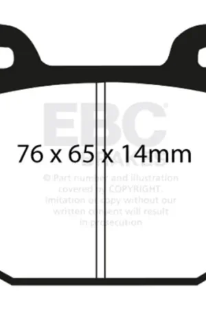 Mega Sale EBC 03-04 Infiniti G35 3.5 (Manual) (Brembo) Greenstuff Rear Brake Pads