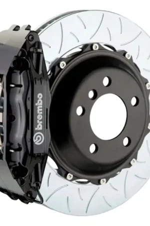 Brembo 97-04 Corvette C5 Front GT BBK 6 Piston Cast 355x32 2pc Rotor Slotted Type-3-Black Exclusive Offer