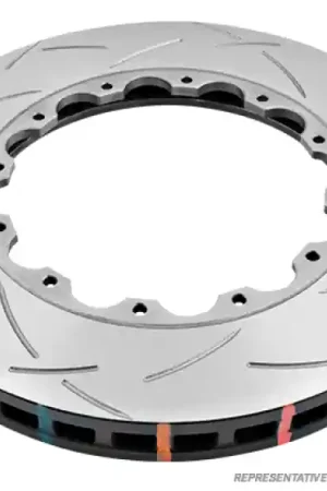 In Demand DBA 15-21 Nissan GT-R Nismo Front Left 5000 Series Slotted Ring w/NAS Nuts