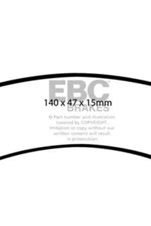 Limited Time EBC 92-94 Jeep Grand Cherokee 4.0 Greenstuff Rear Brake Pads