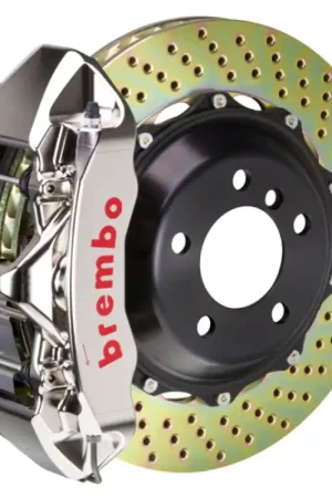 While Supplies Last Brembo 01-02 Viper RT-10/GTS Front GTR BBK 6 Piston Billet380x32 2pc Rotor Drilled- Nickel Plated