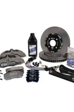 Trusted Brand EBC Racing 01-09 Porsche 911 (996/997) Apollo-6 Calipers RP-X Pads 355mm Rotors Front Big Brake Kit