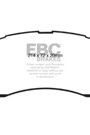 Modern EBC 09-11 Dodge Ram 2500 Pick-up 5.7 2WD/4WD Ultimax2 Front Brake Pads