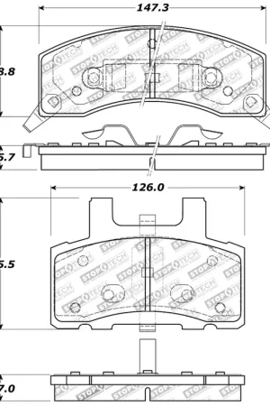 Deal StopTech Sport Brake Pads w/Shims and Hardware - Front
