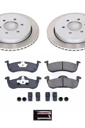 Power Stop 07-09 Lincoln Navigator Front Semi-Coated Rotor Kit Luxury