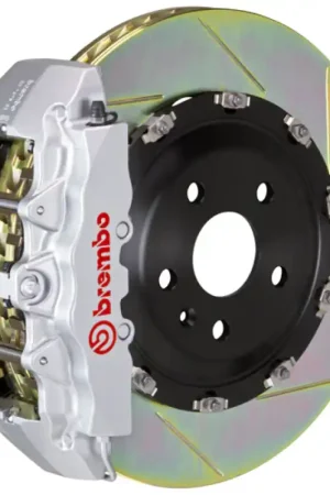 Affordable Brembo 01-06 LS430 Front GT BBK 8 Piston Cast 380x34 2pc Rotor Slotted Type-1-Silver