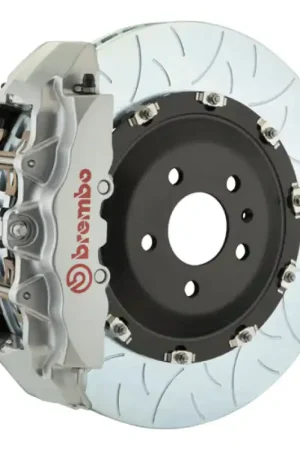 Final Sale Brembo 06-11 ML320 Front GT BBK 8 Piston Cast 380x34 2pc Rotor Slotted Type3-Silver