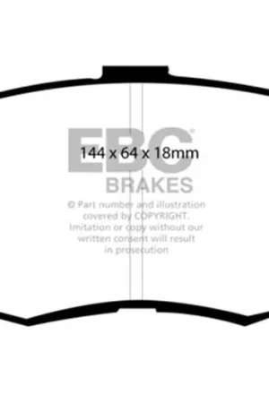 Free Shipping EBC 93-94 Lexus LS400 4.0 Yellowstuff Front Brake Pads