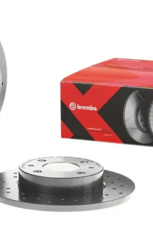 Brembo 07-15 Mini Cooper Front Premium Xtra Cross Drilled UV Coated Rotor While Supplies Last