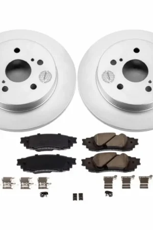 Mega Sale Power Stop 2019 Lexus ES350 Rear Z17 Evolution Geomet Coated Brake Kit