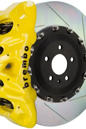 Brembo 19+ X5 Front GT BBK 8 Piston Cast 412x38 2pc Rotor Slotted Type1-Yellow Super Sale