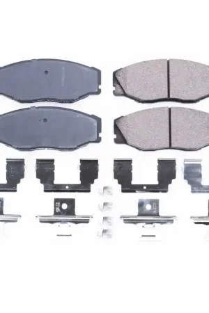 Cheap Power Stop 93-98 Toyota T100 Front Z17 Evolution Ceramic Brake Pads w/Hardware