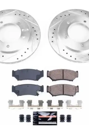 Power Stop 00-04 Chevrolet Tracker Front Z23 Evolution Sport Brake Kit Money Back Guarantee