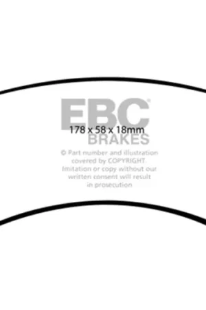 Sale EBC 07+ Buick Enclave 3.6 Yellowstuff Front Brake Pads