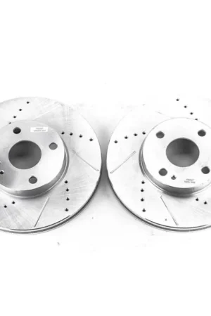 Power Stop 2016 Scion iA Front Evolution Drilled & Slotted Rotors - Pair Best Seller